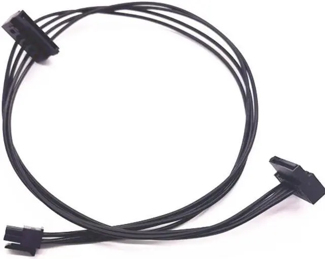 Main image of 1pcs Mini 6 Pin to 2 SATA 15PIn Power Supply Cable for Dell Vostro 3070 3670