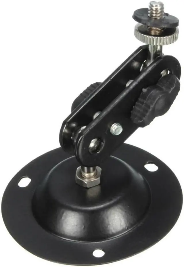 Alt view image 2 of 2 - 1 Pcs Wall Mount Bracket Installation Monitor Holder Security Rotary CCTV Surveillance Camera Stand