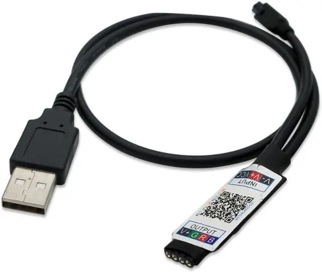 Alt view image 2 of 2 - DC 4.5-26V USB LED Strip RGB Controller Bluetooth with infrared 24keys remote control for For 2835 5050 RGB LED Strip light
