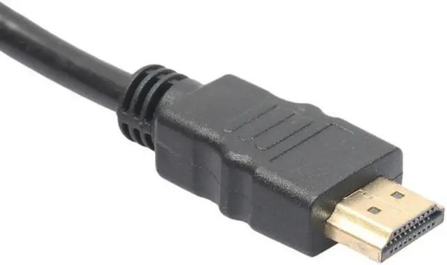 Alt view image 2 of 2 - Top Quality 1.8M HDMI-compatible To VGA Cable Male to Male Video Adapter Only For HD player to HDTV
