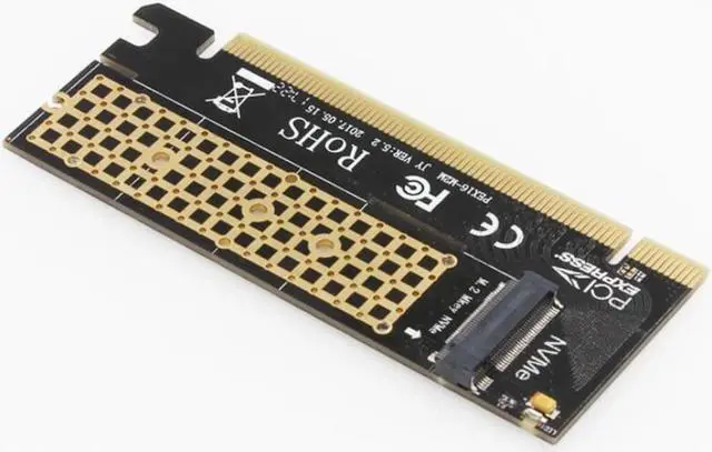 Main image of M.2 NVMe SSD NGFF TO PCIE 3.0 X16 X4 Adapter M Key Interface Expansion Card Full Speed Support 2230 to 2280 SSD