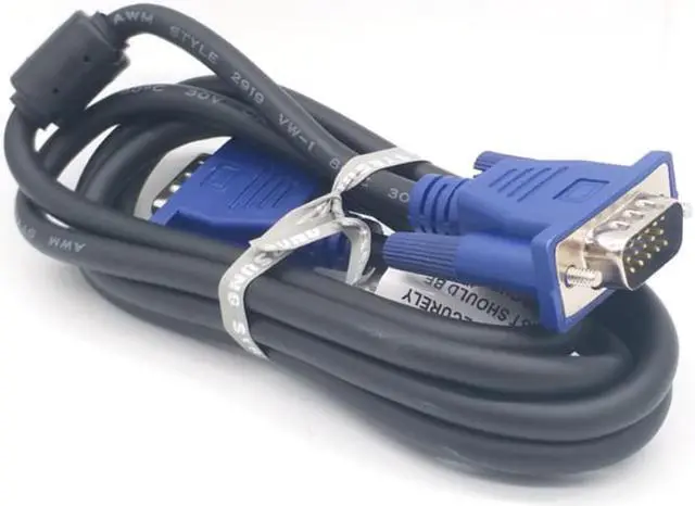 Alt view image 2 of 2 - 1.5M VGA to VGA Cable 15 Pin Male to Male Extension Converter Connector For Computer Monitor Projector PC TV Adapter