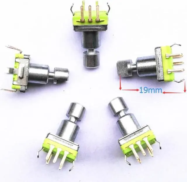 Main image of 19mm car audio import potentiometer / car dvd volume switch / encoder / 360 degree rotation