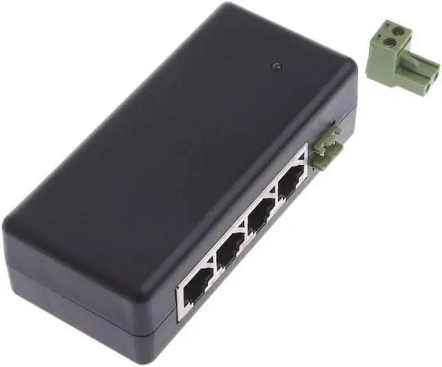 Main image of 4 Port POE Injector For CCTV Surveillance IP Cameras Power Over Ethernet Adapter