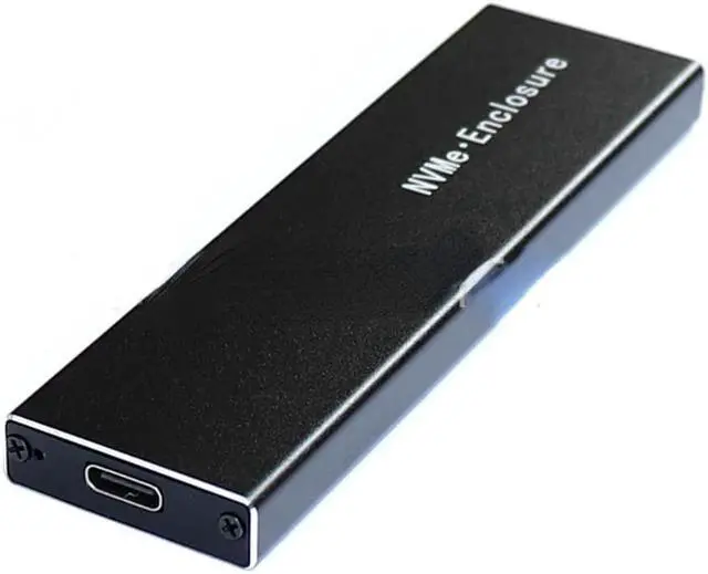 Alt view image 2 of 2 - M2 SSD Case nvme to usb3.1gen2/typecC 3.1 SSD Disk Case 10Gbps M.2 NVME NGFF SATA M/B Key External Hard Drive Enclosure Box