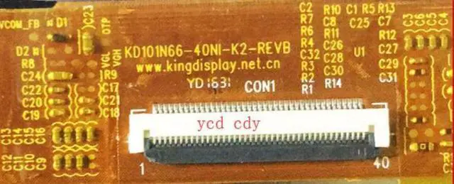 Main image of 10.1 inch LCD screen, 100% , tablet LCD monitor is KD101N66-40NI-K2-REVB