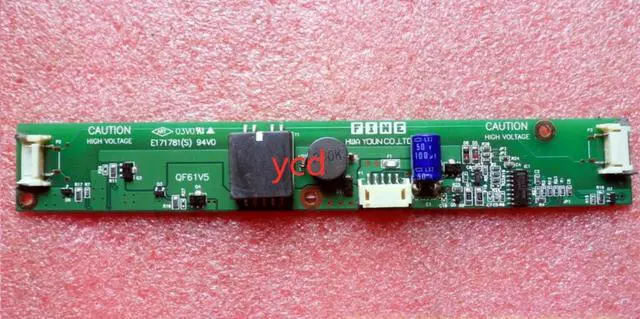 Main image of Double-lamp large-mouth high-voltage board E171781 (S) CAUTION Double-lamp high-voltage stripe inverter QF61V5