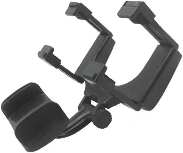 Alt view image 3 of 3 - 360° Car Rearview Mirror Phone Holder Mount Phone and GPS Holder Universal Phone Stand Support