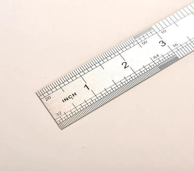 Alt view image 4 of 7 - 30cm Stainless Steel Straight Ruler Double Sided Metal Rulers Measuring Tools Stationery School Office Accessories Supplies