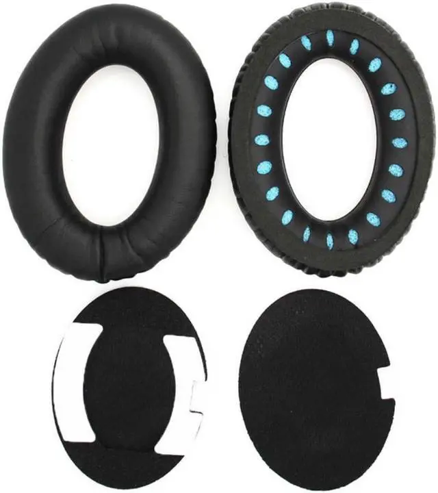 Main image of 2pcs/pair Soft Headphone Case Memory Foam Leather Ear pads For BOSE QC2 QC15 Quiet Comfort Headphones Sponge Covers