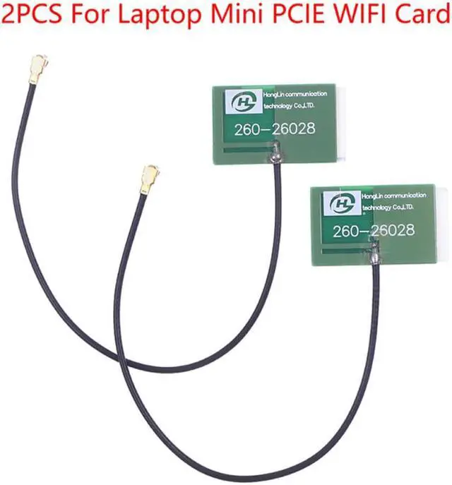 Main image of 2x IPEX Internal WIFI Antenna for Mini PCIE WIFI Card for Computer Laptop Computer Networking