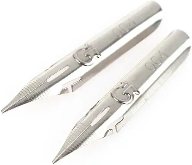 Alt view image 2 of 4 - 5 Pcs Retro Dipped Tip G Nib Metal English Calligraphy Stationery Office School Supplies Writing Supplies