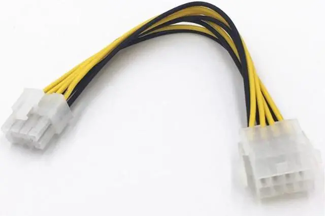 Alt view image 2 of 4 - CPU Power Extension Cord 8pin Power Supply Line Lengthened Power Conversion Adapter Cable 8-pin Motherboard Power Supply Line