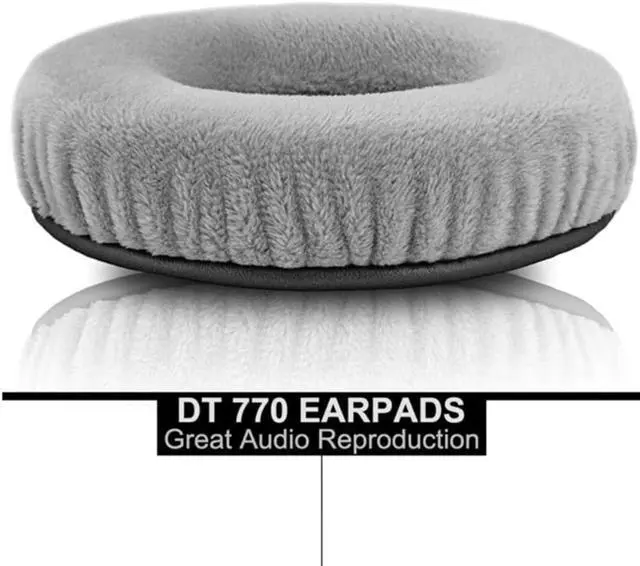 Alt view image 3 of 4 - Soft Earpads Compatible For Beyerdynamic DT990 / DT880 / DT770 PRO Earphone Memory Foam Earcups Easily Replaced Ear Cushion