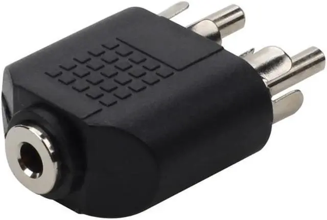 Main image of 1pcs 3.5mm AUX Female To 2 RCA Male Audio Stereo Jack Headphones  Adapter Splitter Connector Universal Jack Headphones Adapter
