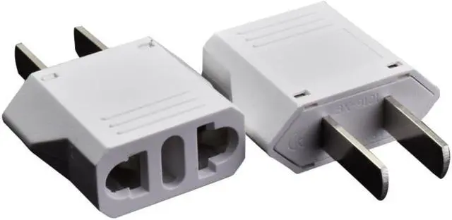 Main image of 2pcs American US China Plug Adapter European EU To US Japan Travel Power Adapter Electrical Plug Converter Power Socket