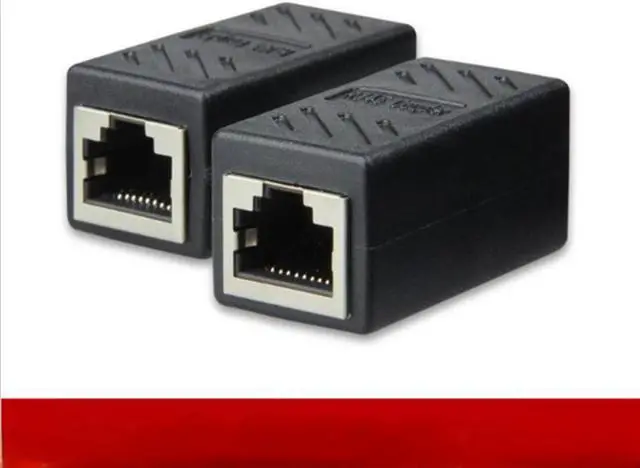 Main image of Standard Rj45 Connector Cat7 Cat6 Cat5e Double Socket Adapter Cat 6 8p8c Network Extender Rg Rj 45 Rg45 Ethernet Cable Female