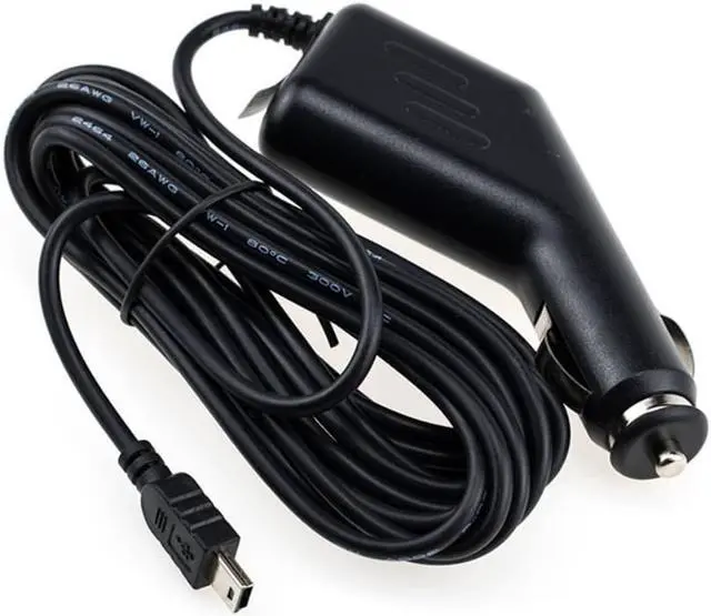 Main image of 3.5 Meter 5V 1.5A Curved Mini USB Car Charger Port GPS Video for Car DVR Camera 12-24v Recorder DC Input A2T4