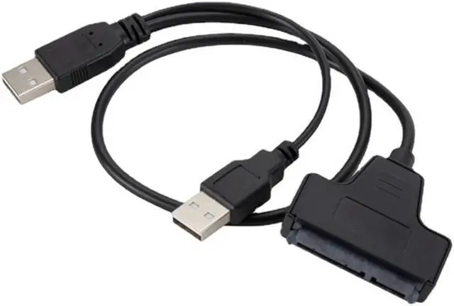 Main image of USB SATA Cable USB 2.0 To 2.5inch HDD 7+15pin SATA Hard Drive Cable Adapter for SATA SSD & HDD for Computer Laptop