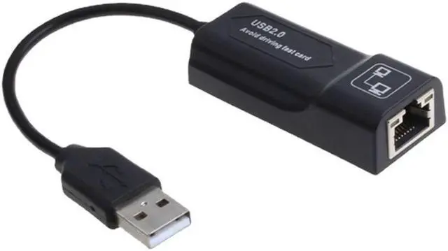 Main image of USB Ethernet Adapter USB 2.0 Network Card To RJ45 Lan for Win7/Win8/Win10 Laptop Ethernet USB Computer Gaming Accessories