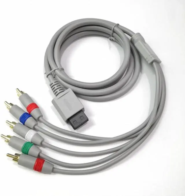 Main image of 1080P/720p HDTV AV Audio Adapter Cable Gaming Machine Connecting Cables Component Wire 5RCA Games replace line for Wii