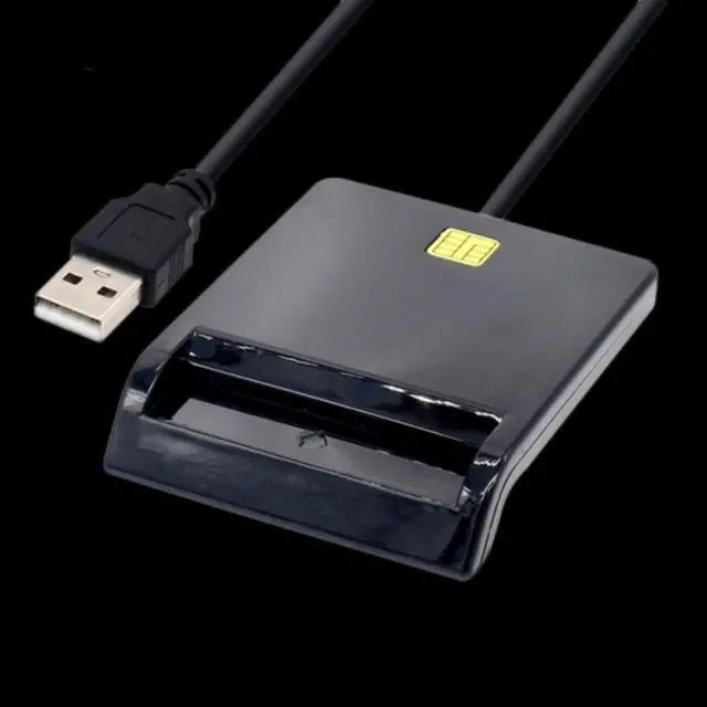 Main image of USB Smart Card Reader for Bank Card IC/ID EMV Card Reader for Windows 7 8 10 for Linux OS USB-CCID ISO 7816