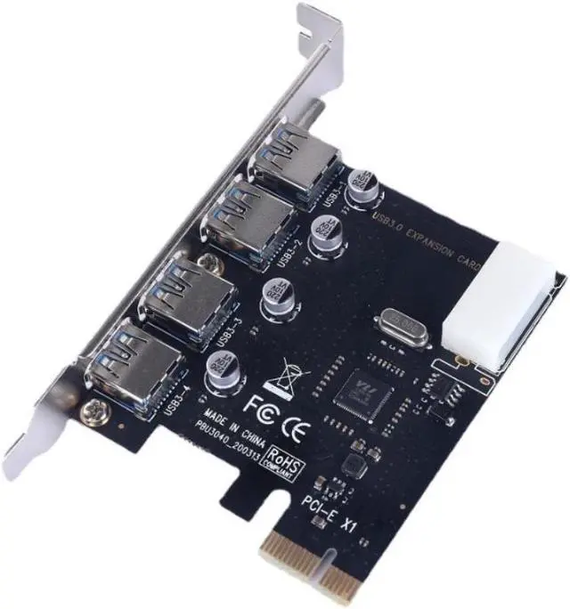 Main image of USB 3.0 PCI-E Expansion Card Adapter 4 Port USB 3.0 Hub Internal Header USB 3 To PCIE PCI Express Adapter Card