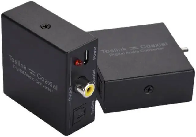 Main image of Digital 2-Way Audio Converter Optical To Coax Tendak Optical SPDIF Toslink To Coaxial and Coaxial To Optical SPDIF Swtich