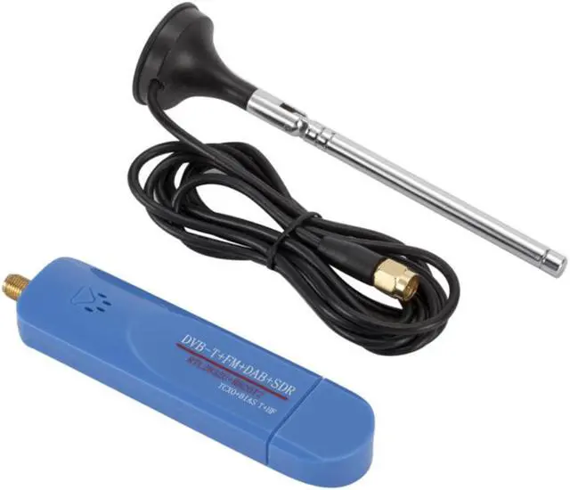 Main image of Digital USB 2.0 RTL SDR Smart DVB-T TV Stick SDR+DVB-T+DAB+FM RTL2832U R820T2 500KHz-1.7GHz SDR TV Tuner Receiver with Antenna