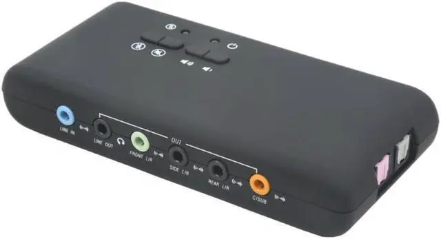 Main image of Stereo USB Dynamic Audio Optical Fiber Surround Sound Digital External 3D Sound Card 7.1 Channel Recording Playback Interface