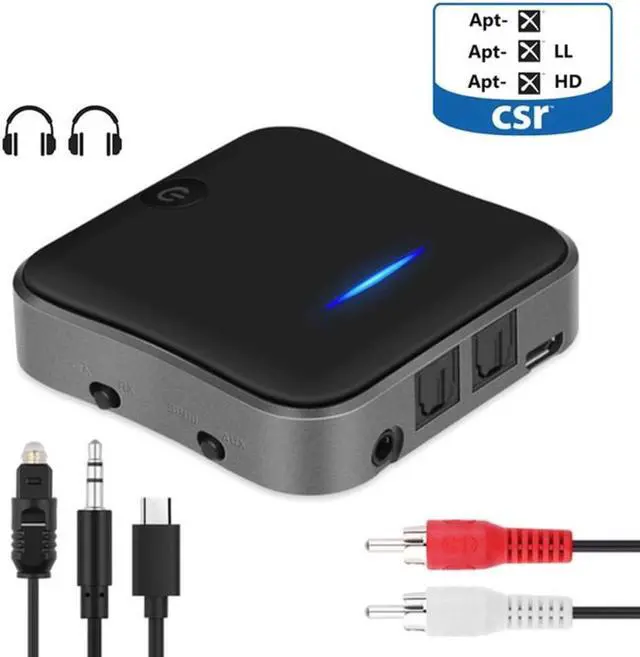 Main image of 2-in-1 Multifunctional Optical Fiber Bluetooth 5.0 Adapter Receiver Transmitter Optical Fiber Bluetooth 5.0 Adapter Receiver