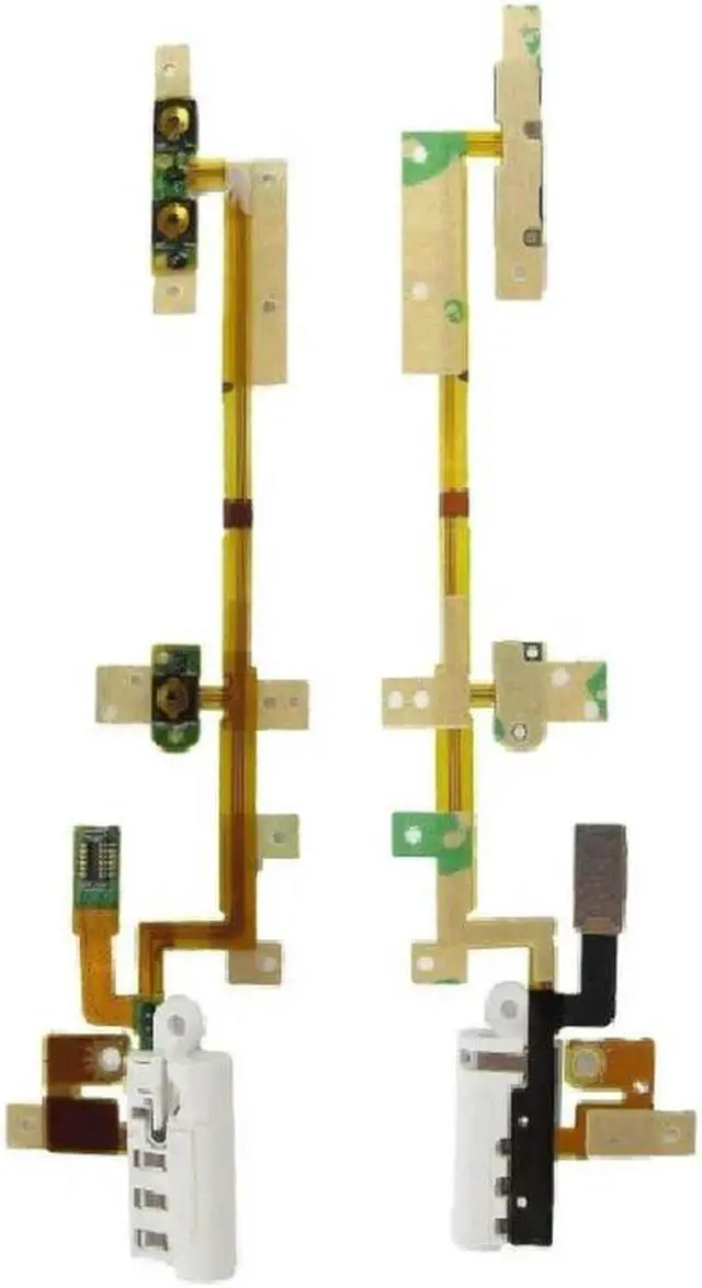 Main image of 30pcs/lot Volumn Off/Power Audio Jack Flex Cable For iPod Nano 6 6th Gen White Repair Parts