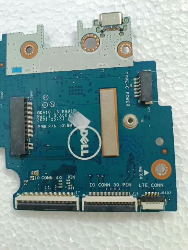 Alt view image 4 of 4 - LS-K991P for Chromebook 3100 USB Type-C Port Board Y3GN9 0Y3GN9 LS-K991P P/N G18MV