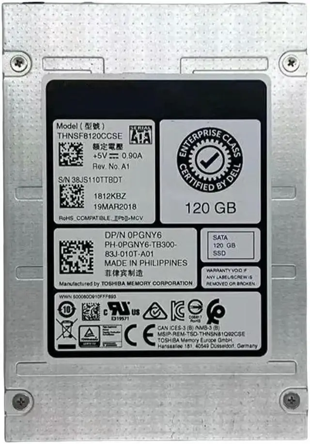 Main image of SSD Solid State Drive 2.5'' THNSF8120CCSE For 120GB