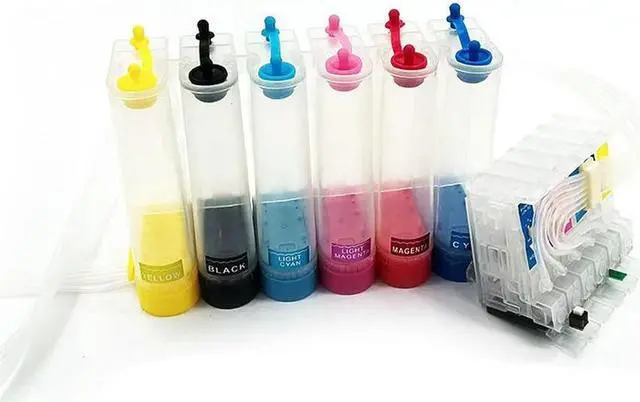 Alt view image 3 of 4 - Non-OEM CISS CIS Ink System T0811N-T0816N fits for 1430W printers printerparts