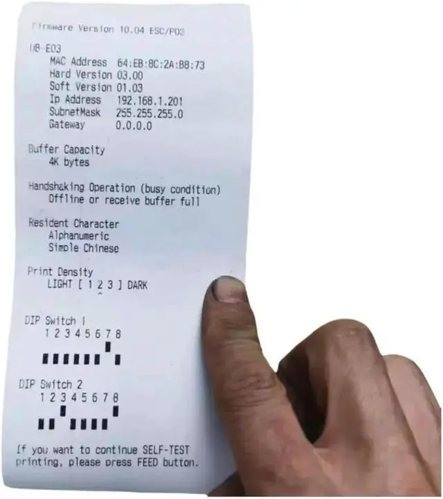 Alt view image 2 of 4 - UB-E03 M252A Printer Interface Card fits for TM-T88IV TM-U288B TM-T82II