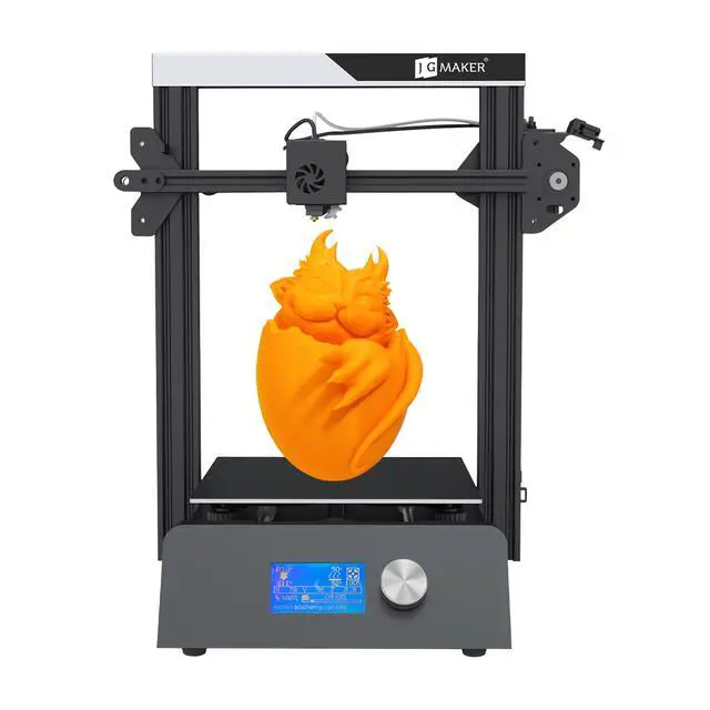 Alt view image 2 of 5 - JGMAKER Magic Upgraded 3D Printer DIY Kits Fast Assemble Open Source with Metal Base Resume Printing Filament Sensor Function 220x220x250mm