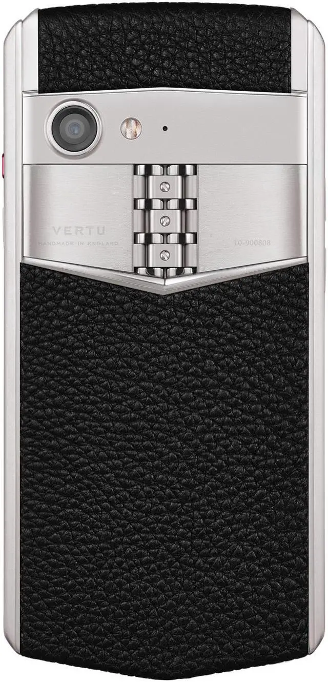 Alt view image 2 of 7 - Vertu ASTER P Ti Silver Unlocked Android Smartphone,6G+128G,Titanium Alloy Frame & Sapphire Crystal Screen,Calf Leather Craft Jade Black
