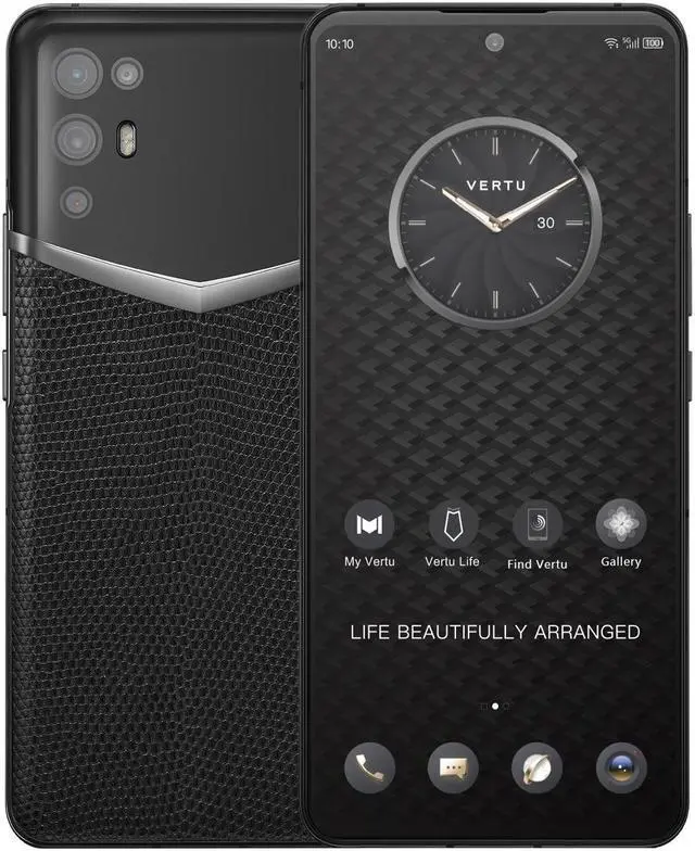 Main image of Vertu iVERTU 5G Unlocked Android Smartphone,12G RAM + 512G ROM,64MP Camera,Dual-SIM Cell Phone,Lizard Leather Craft Onyx Black