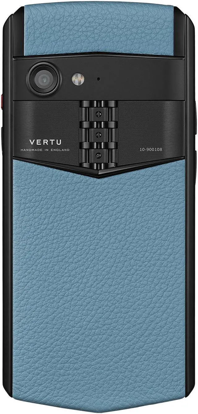 Alt view image 2 of 5 - Vertu ASTER P Gothic Unlocked Android Smartphone,6G+128G,Titanium Alloy Frame & Sapphire Crystal Screen,Calf Leather Craft Gentleman Blue