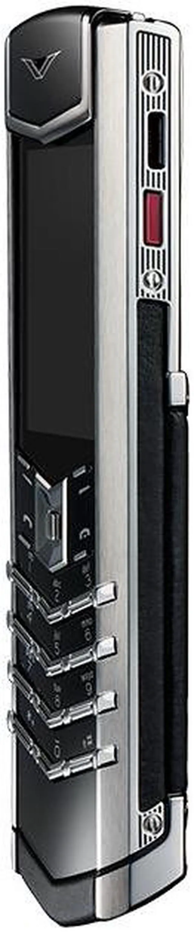 Alt view image 4 of 6 - VERTU SIGNATURE V Luxury Business Mobile Phone Pure Silver