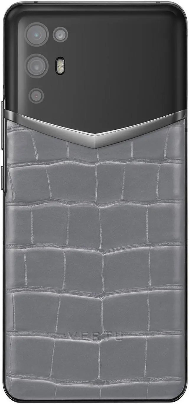 Alt view image 2 of 6 - Vertu iVERTU 5G Unlocked Android Smartphone,12G RAM + 512G ROM,64MP Camera,Dual-SIM Cell Phone,Alligator Leather Craft Grey
