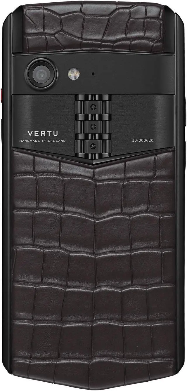 Alt view image 3 of 4 - Vertu ASTER P Gothic Unlocked Android Smartphone,6G+128G,Titanium Alloy Frame & Sapphire Crystal Screen,Alligator Leather Craft Brown