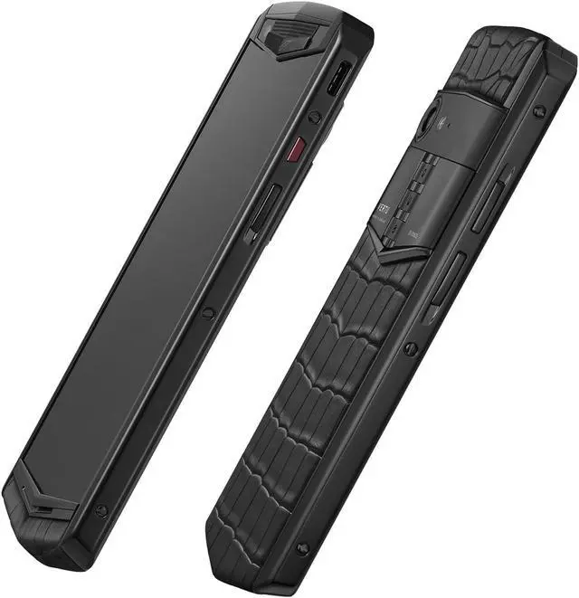 Alt view image 3 of 5 - Vertu ASTER P Gothic Unlocked Android Smartphone,6G+128G,Titanium Alloy Frame & Sapphire Crystal Screen,Alligator Leather Craft Black