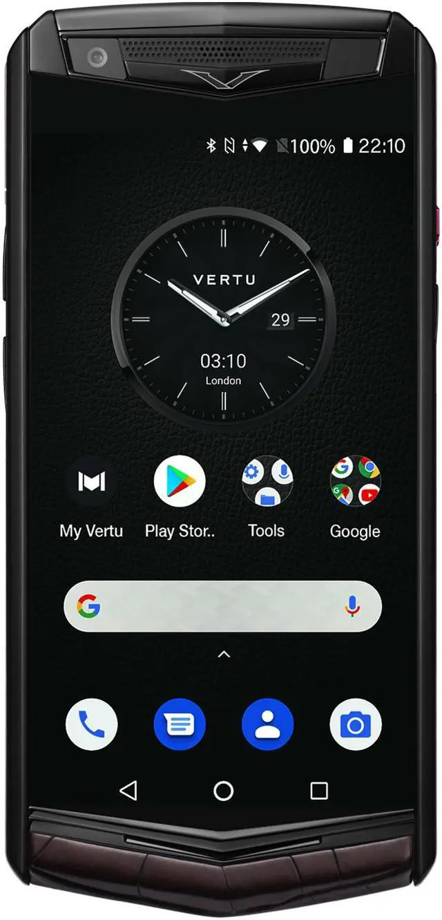 Main image of Vertu ASTER P Gothic Unlocked Android Smartphone,6G+128G,Titanium Alloy Frame & Sapphire Crystal Screen,Alligator Leather Craft Brown