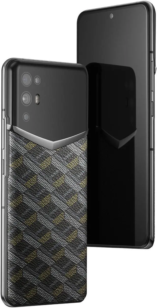 Alt view image 3 of 3 - Vertu iVERTU 5G Monogram Unlocked Android Smartphone,12G RAM + 512G ROM,64MP Camera,Dual-SIM Cell Phone,Golden Monogram