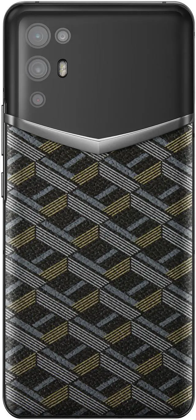 Alt view image 2 of 3 - Vertu iVERTU 5G Monogram Unlocked Android Smartphone,12G RAM + 512G ROM,64MP Camera,Dual-SIM Cell Phone,Golden Monogram