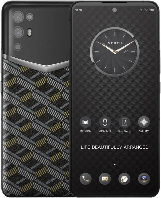 Main image of Vertu iVERTU 5G Monogram Unlocked Android Smartphone,12G RAM + 512G ROM,64MP Camera,Dual-SIM Cell Phone,Golden Monogram