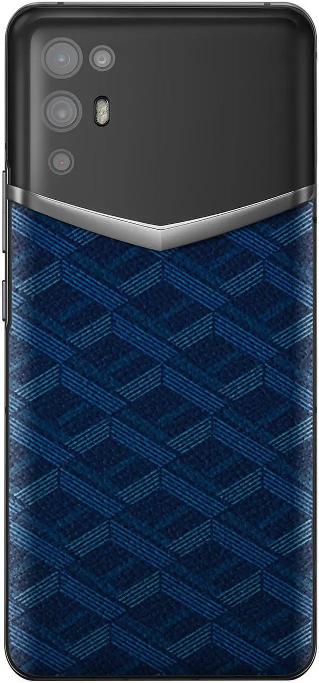 Alt view image 2 of 3 - Vertu iVERTU 5G Monogram Unlocked Android Smartphone,12G RAM + 512G ROM,64MP Camera,Dual-SIM Cell Phone,Blue Monogram
