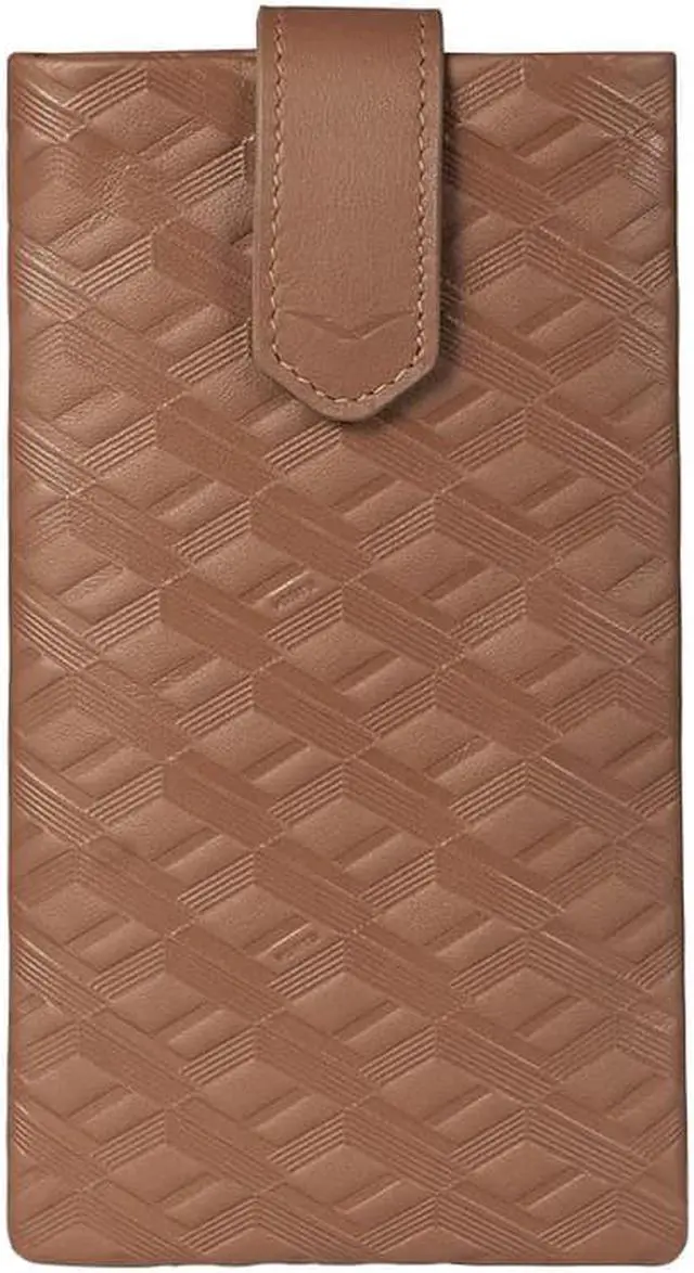 Main image of VERTU Luxury Phone Leather Case for METAVERTU iVERTU,Calf Leather Craft,Wear-Resistant Shockproof Slip Phone Bag Handmade Business Phone Case Brown